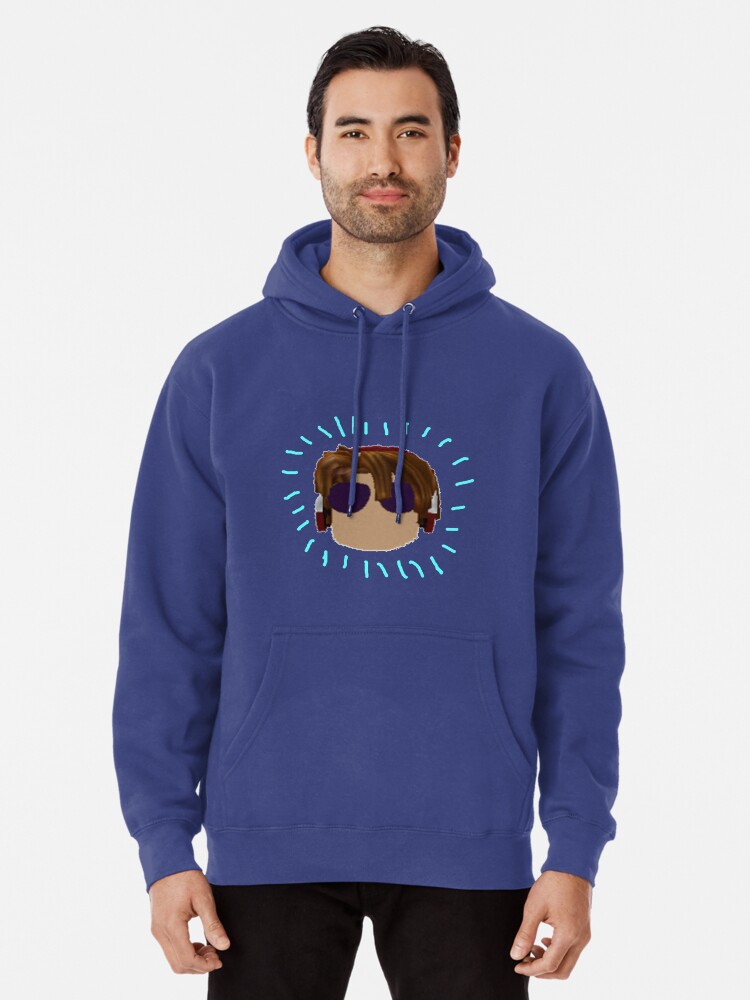 Bloxbuilder165 S Old Roblox Character S Face Pullover Hoodie By Badlydoodled Redbubble - 𝐎𝐑𝐈𝐆𝐈𝐍𝐀𝐋 blue galaxy hood roblox roblox hoodie roblox galaxy shirt