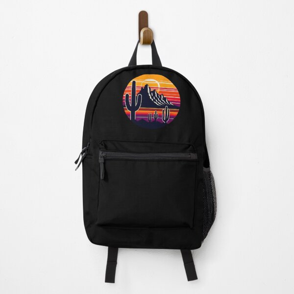 Item preview, Superstition Mountains Arizona - Retro 80s Desert Sunset designed and sold by GREENZ0NE.