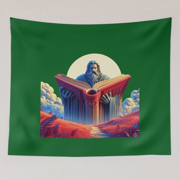 Item preview,  Job 8:3 – Justice and the Almighty | Awe-Inspiring 3D Biblical Illustration ,  designed and sold by PaintMeWorld.