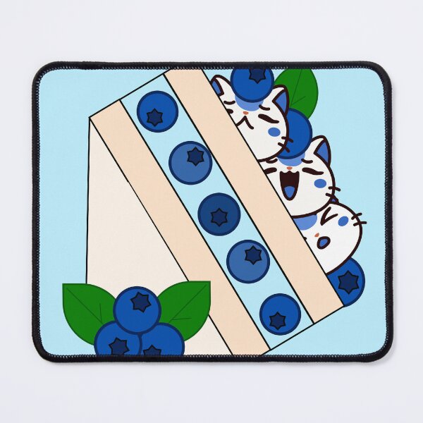 Item preview, Kawaii Blueberry Cat Fruit Sandwich - Japanese Sando Art designed and sold by Kanniax.