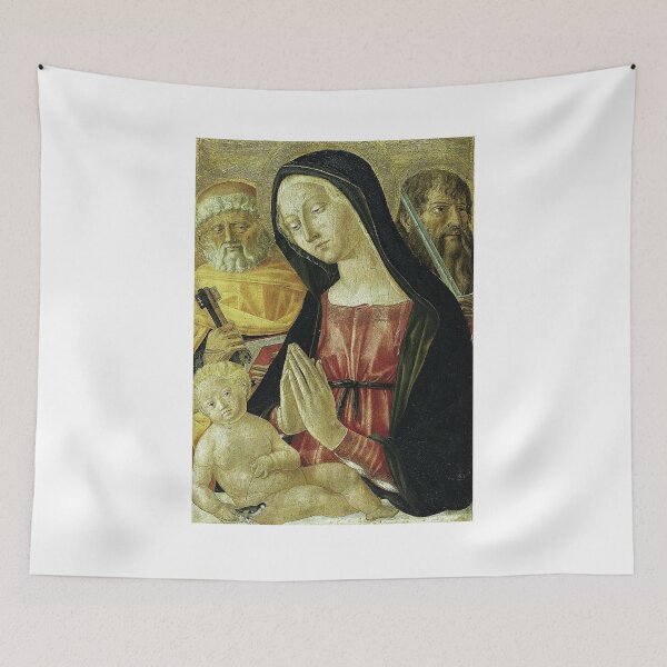 Item preview, Virgin and Child with Saints Peter and Paul – Neroccio di Bartolomeo di Benedetto de’ Landi designed and sold by Art Outlaws.