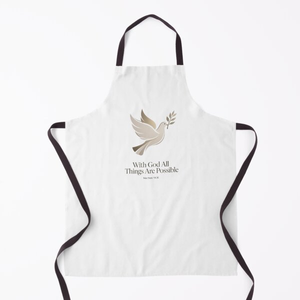 Item preview, With God All Things Are Possible Christian Design, Matthew 19:26 designed and sold by MyTshirtArt.