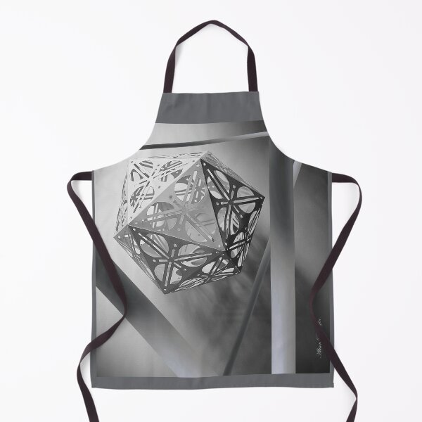 Item preview, Modern Geometrical Pattern- Monochrome Triangles in Grey designed and sold by ABG Inspirational Art.