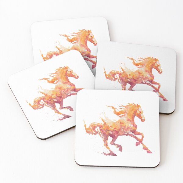 Item preview, Watercolor flame horse designed and sold by MendaciousMina.