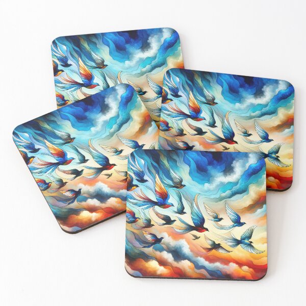 Item preview, Paths of Birds designed and sold by Undersea Ai Art.