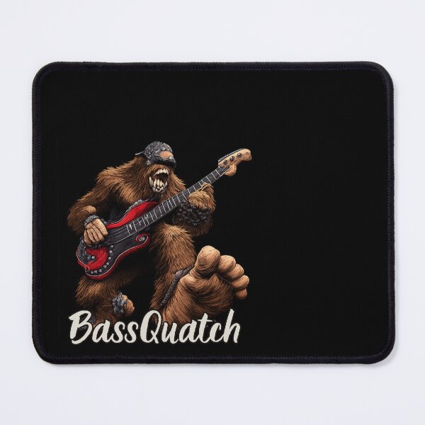 Artikelvorschau, Bassquatch – Synthwave-Bassist-Vibe | Bassist im Bigfoot-Stil entworfen und verkauft von 9morethan9®.
