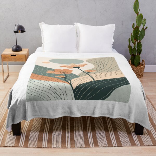 Item preview, Abstract Botanical Curves with Flowing Floral Lines designed and sold by mari0n980.
