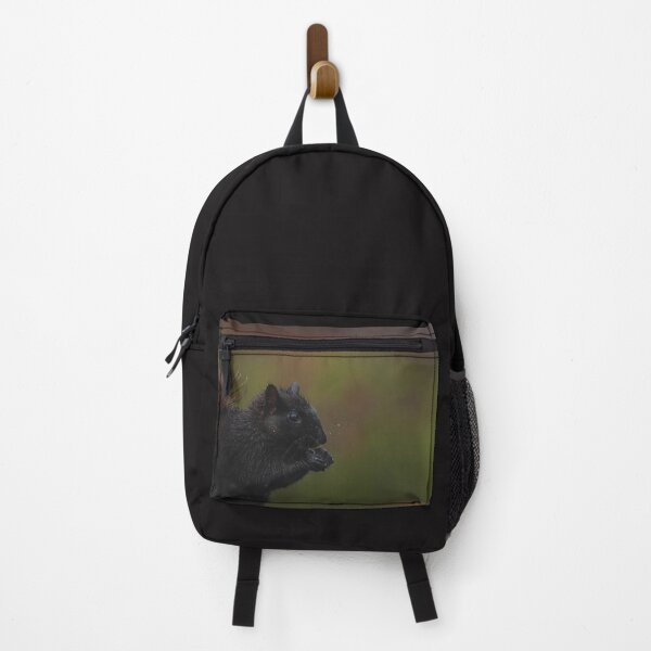 Item preview, A black squirrel eating designed and sold by Production Art Manon Meilleur.