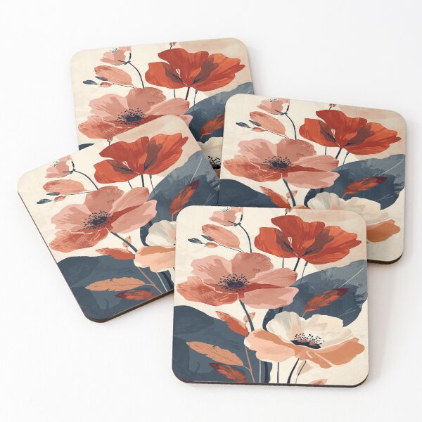 Item preview, Contemporary Floral Shapes with Balanced Color Palette designed and sold by mari0n980.