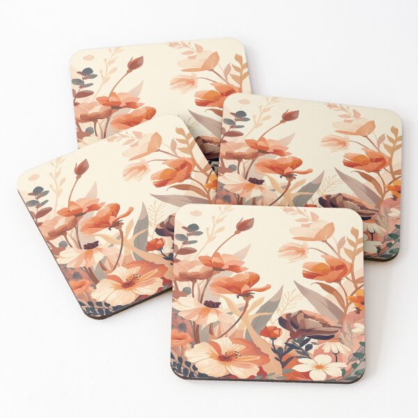 Item preview, Floral Sunlit Abstract with Warm Soft Colors designed and sold by mari0n980.