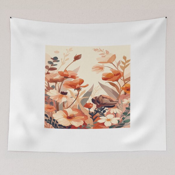 Item preview, Floral Sunlit Abstract with Warm Soft Colors designed and sold by mari0n980.