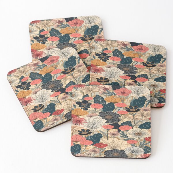 Item preview, Abstract Floral Rhythm with Repeating Organic Flow designed and sold by mari0n980.