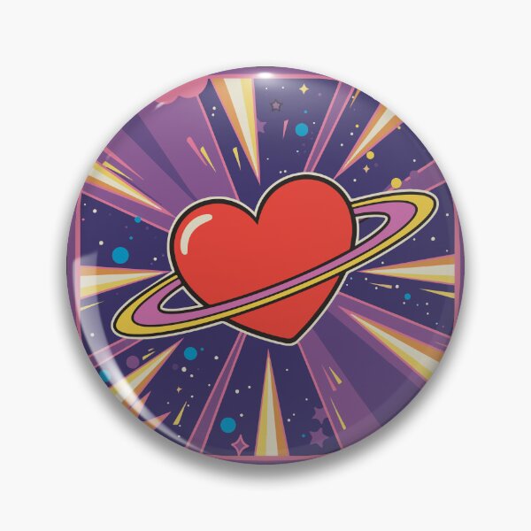 Item preview, Cosmic Love Heart – Romantic Space Planet Gift designed and sold by InFrameVision.