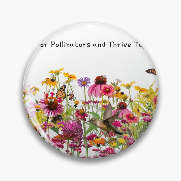 Item preview, Plant for Pollinators and Thrive Together designed and sold by Whiskered Garden Studio.