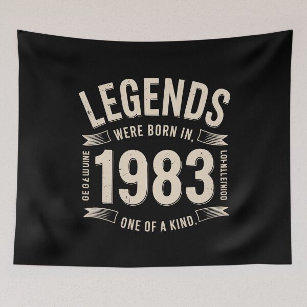 Item preview, Legends Were Born In 1983 Year Of Birth Birthday designed and sold by MarryIsMonth.