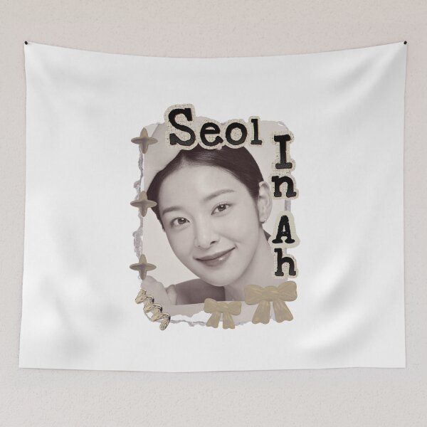 Item preview, Seol In-ah (설인아) Korean actress South Korean celebrity K-drama star Korean film Scrapbook Collage Cozy Y2K Vintage Design designed and sold by HELL0WBELLO.