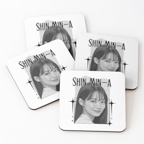 Item preview, Shin Min-a (신민아) Korean actress South Korean celebrity K-drama star Korean film Scrapbook Collage Cozy Y2K Vintage Design designed and sold by HELL0WBELLO.