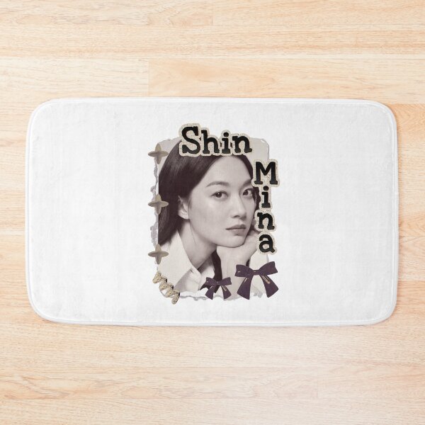 Item preview, Shin Min-a (신민아) Korean actress South Korean celebrity K-drama star Korean film Scrapbook Collage Cozy Y2K Vintage Design designed and sold by HELL0WBELLO.
