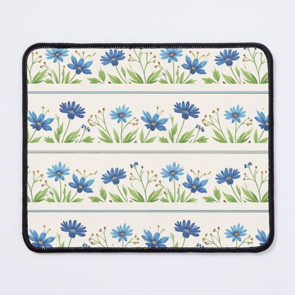 Item preview, Cornflower Field Bands – Nordic Rukkilill Stripe Pattern designed and sold by Planthem.