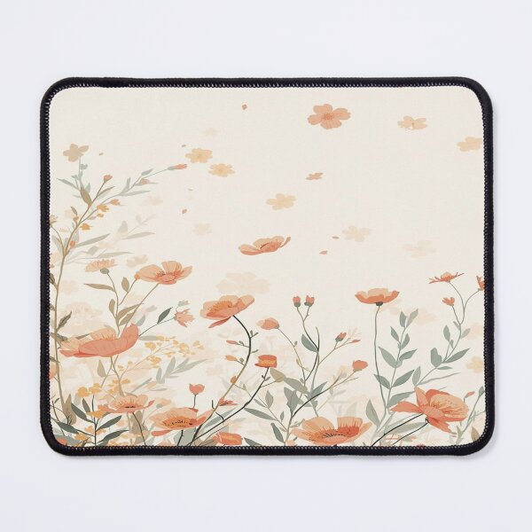 Item preview, Floral Breeze Abstract with Gently Drifting Flowers designed and sold by mari0n980.