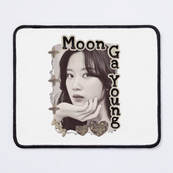 Item preview, Moon Ga-young Korean actress South Korean celebrity K-drama star Korean film Scrapbook Collage Cozy Y2K Vintage Design designed and sold by HELL0WBELLO.