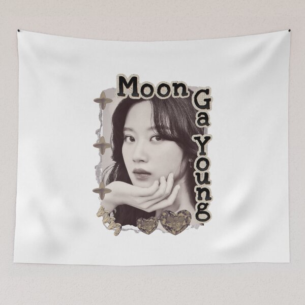 Item preview, Moon Ga-young Korean actress South Korean celebrity K-drama star Korean film Scrapbook Collage Cozy Y2K Vintage Design designed and sold by HELL0WBELLO.
