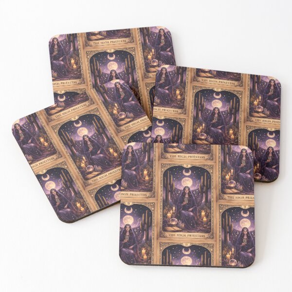 Item preview, The High Priestess – Desert Tarot Witch Card designed and sold by ArizonaWitches.
