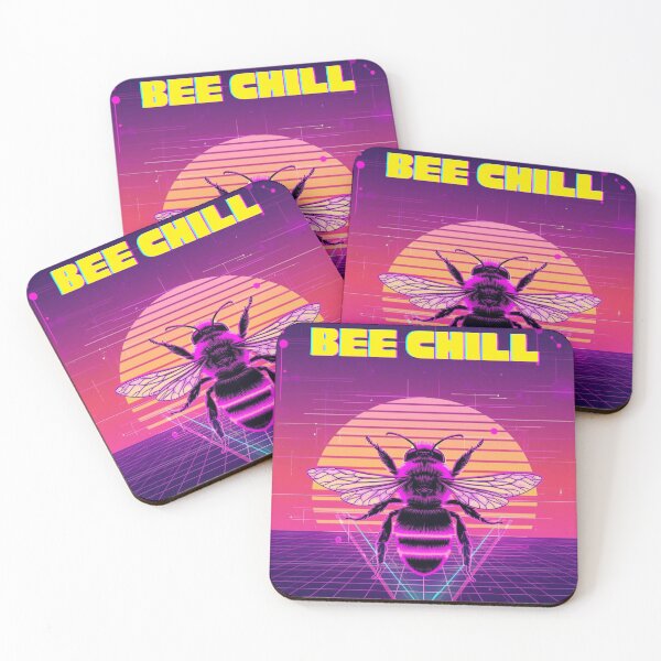 Item preview, Bee Chill Vaporwave  designed and sold by Double B Family Farm.