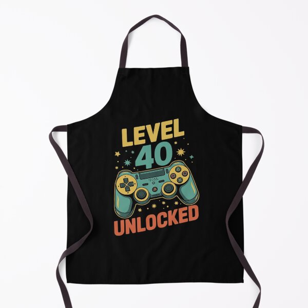 Item preview, Level 40 Unlocked 40th Birthday Gamer 40 Year Old Male designed and sold by FadeOfThrone.