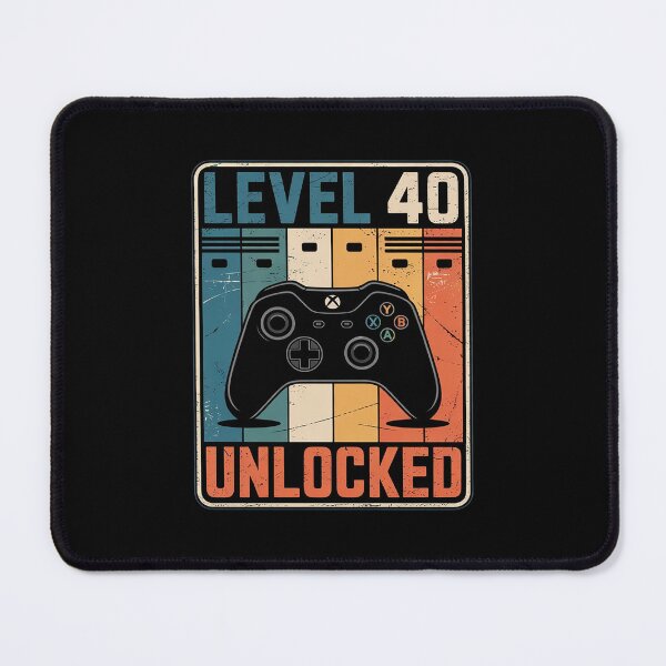 Item preview, Level 40 Unlocked 40th Video Gamer 40th Birthday Men designed and sold by MarryIsMonth.