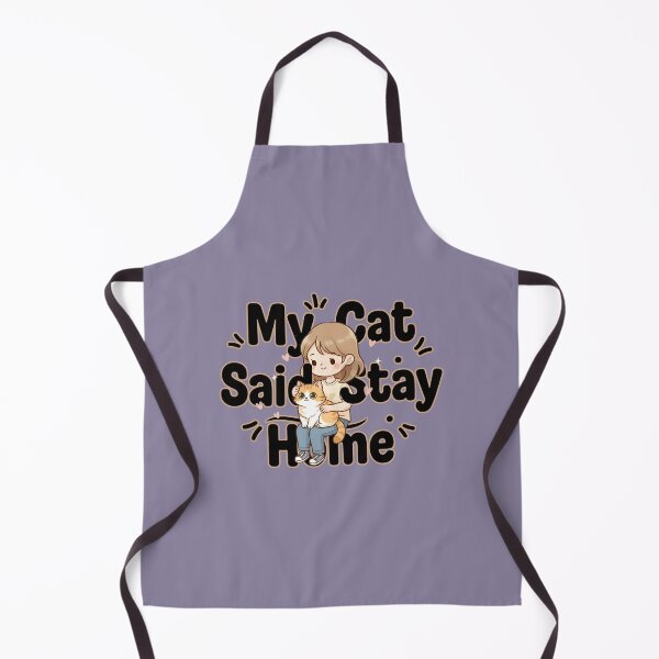 Item preview, My Cat Said Stay At Home / Crazy Cat Lady designed and sold by Aimiko.