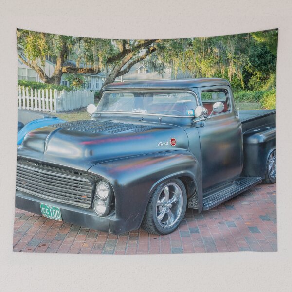 Item preview, 1955 Black Ford F100 Pickup Truck X110 designed and sold by RichFrancoCars.