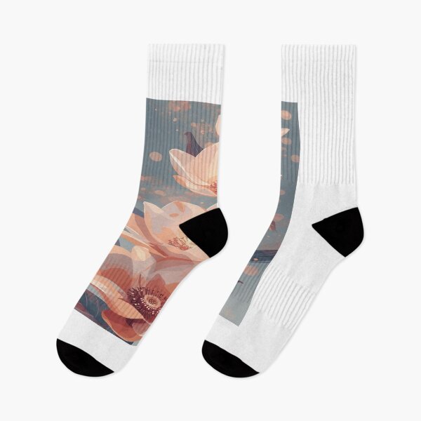 Item preview, Soft Floral Aura Abstract with Dreamy Glow designed and sold by mari0n980.