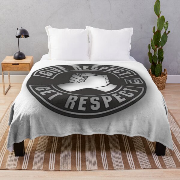 Item preview, Give Respect Get Respect Strong Masculine Brotherhood Statement Emblem designed and sold by BestDetailer.