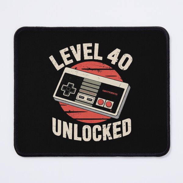 Item preview, Level 40 Unlocked Video Gamer 40th Birthday designed and sold by FadeOfThrone.