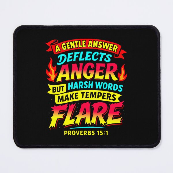 Item preview, Proverbs 15:1 A Gentle Answer Deflects Anger designed and sold by plushism.