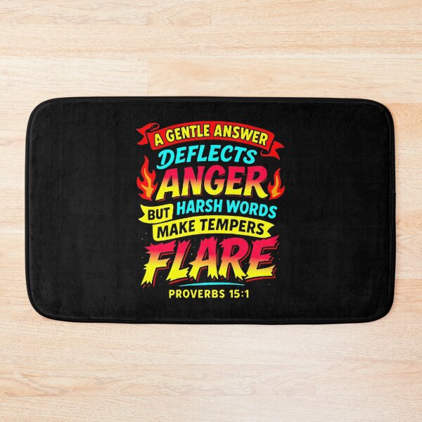 Item preview, Proverbs 15:1 A Gentle Answer Deflects Anger designed and sold by plushism.