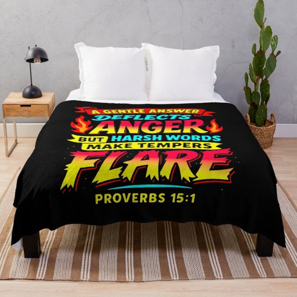 Item preview, Proverbs 15:1 A Gentle Answer Deflects Anger designed and sold by plushism.