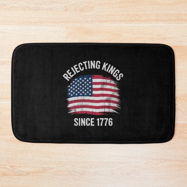 Item preview, Rejecting Kings Since 1776 Patriotic USA Flag 4th Of July designed and sold by MarkLeedsArt.