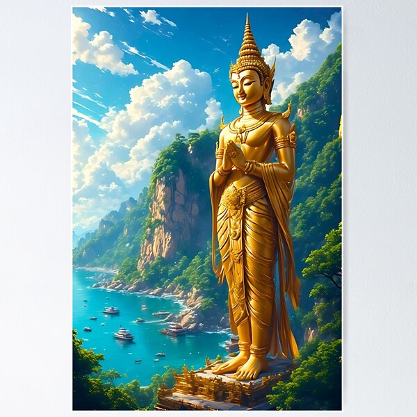 Item preview, The Tranquil Protector designed and sold by ZenGrooves.