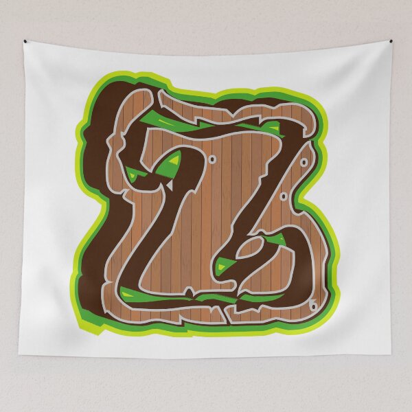 Item preview, Alphabets - Wooden | YWZMNK 17 designed and sold by MyStickersCove.