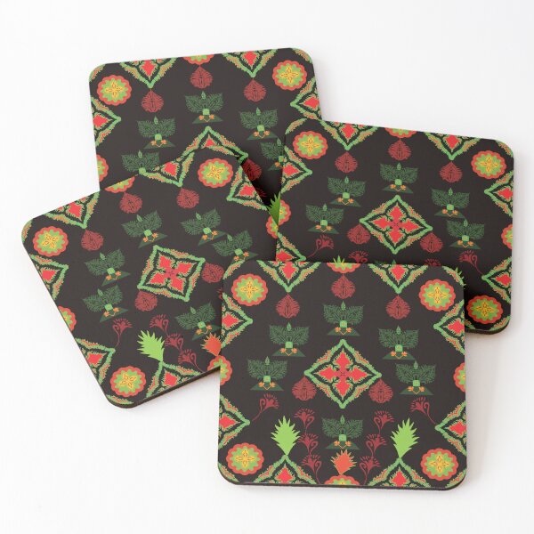 Item preview, Thai Festival Motif – Midnight Black Elegance designed and sold by OIL Pattern Design .
