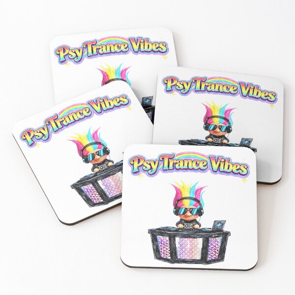 Item preview, Psychedelic Troll DJ - PsyTrance Vibes Festival Art designed and sold by Hen-C-Art.