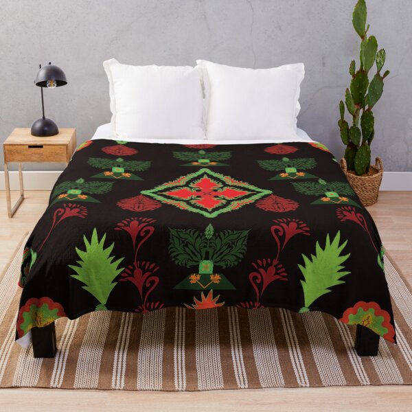 Item preview, Thai Festival Motif – Midnight Black Elegance designed and sold by OIL Pattern Design .