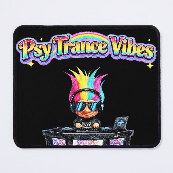 Item preview, Psychedelic Troll DJ - PsyTrance Vibes Festival Art designed and sold by Hen-C-Art.