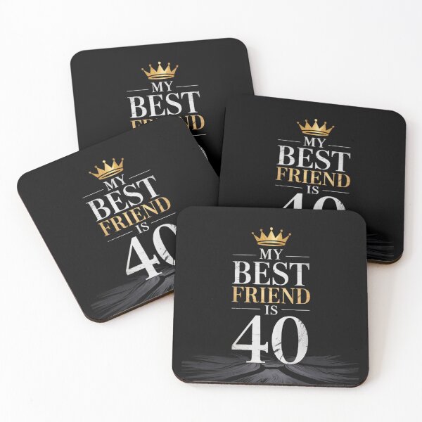 Item preview, My Best Friend Is 40 Years Old 40th Birthday Party Matching designed and sold by FadeOfThrone.