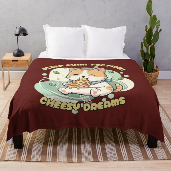 Item preview, Pizza Purrfection Cheesy Dreams – Cute Cat Pizza Lover Design designed and sold by DiverseDemand.