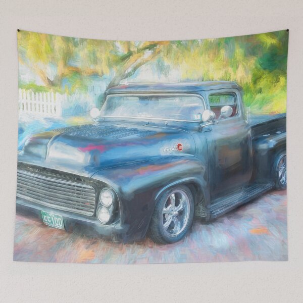 Item preview,  1955 Black Ford F100 Pickup Truck X111 designed and sold by RichFrancoCars.