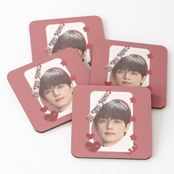 Item preview, Lai Wei Ming (赖伟明) Chinese Actor Cdrama Chinese Entertainment illustration Red Aesthetic Collage Design designed and sold by AJUNICE STUDIO.