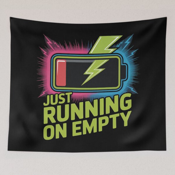 Item preview, Just running on enpty designed and sold by DreamOnShirts.